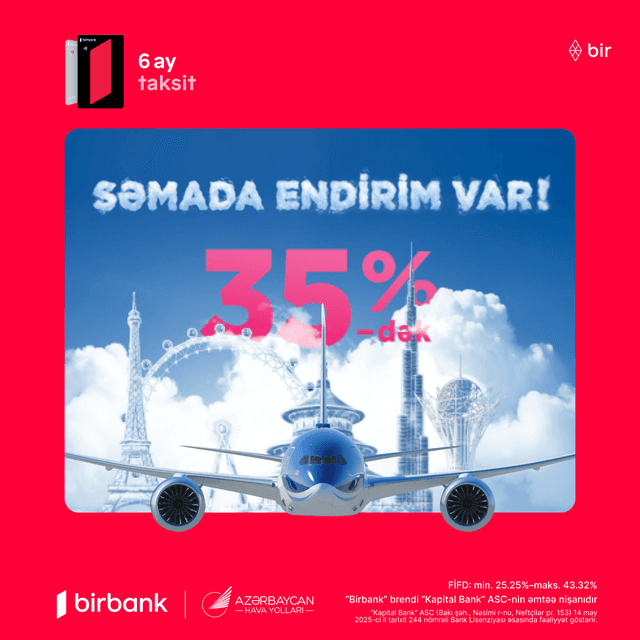 İndi səmada bol endirim var! 