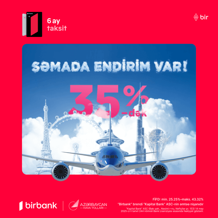 İndi səmada bol endirim var! 