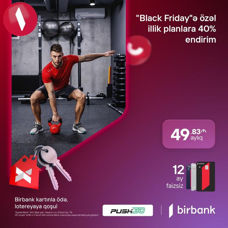 Push30-da illik abunəlik planlarına 40% endirim