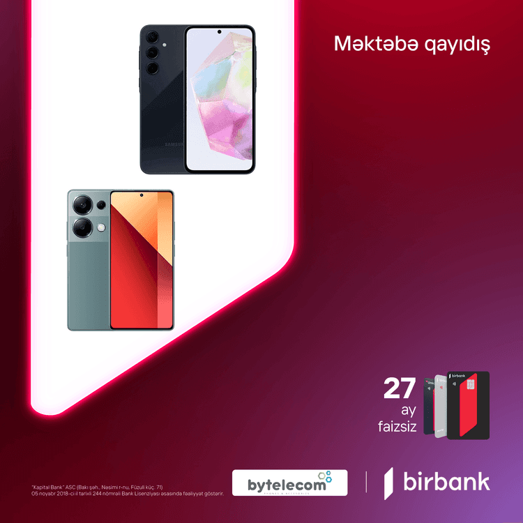 "Bytelecom"dan "Məktəbə qayıdış" fürsəti