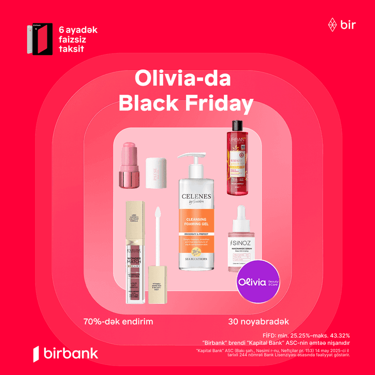 Olivia mağazalarında möhtəşəm "Black Friday" günləri başladı!