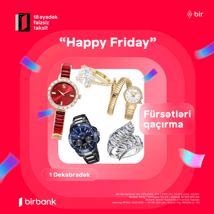 Swarovski və Xtravaganza mağazalarında “Happy Friday” günləri başladı!