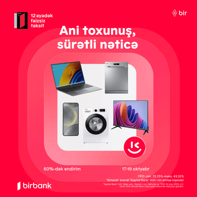 Kontakt Home-dan ad gününə özəl möhtəşəm təklif!