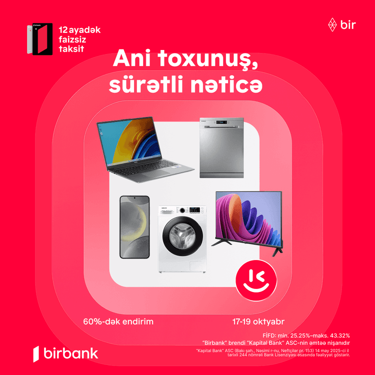 Kontakt Home-dan ad gününə özəl möhtəşəm təklif!