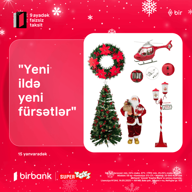 Yeni ildə super təkliflər Super Toys-da sizi gözləyir!