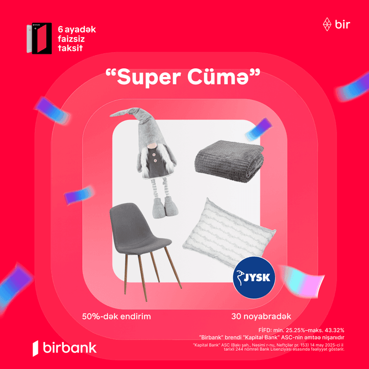 JYSK mağazalarında ilin səbirsizliklə gözlənilən günləri!