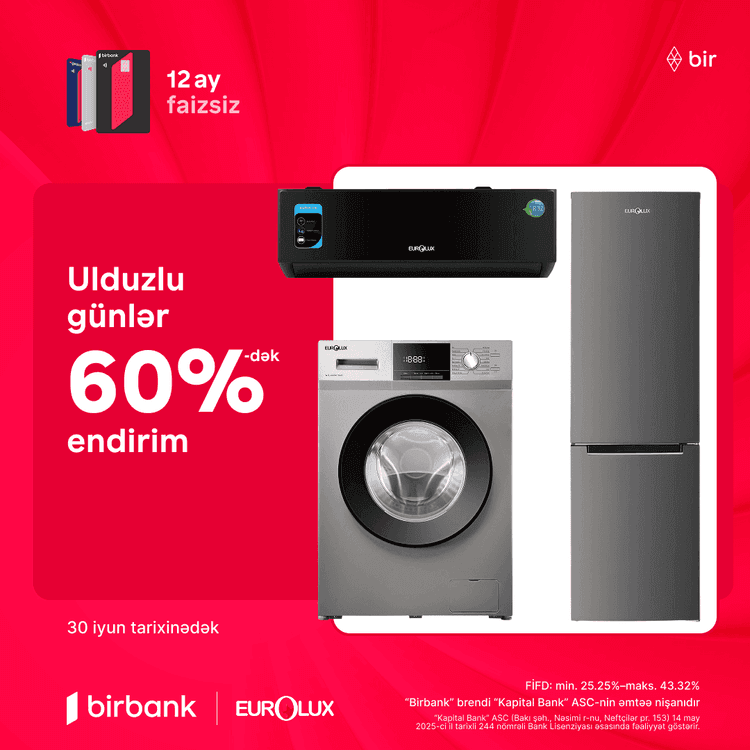 "Eurolux" mağazalarında "Ulduzlu günlər" kampaniyası başladı!