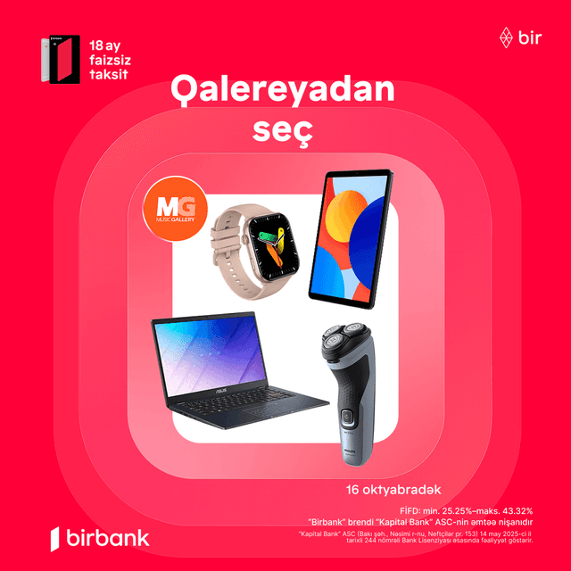 Music Gallery mağazalarında "Qalereyadan seç" kampaniyası başladı!