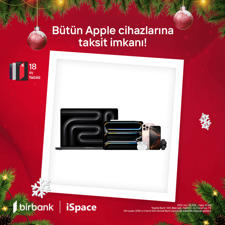 Ölkəmizdə ilk Apple Premium Partner mağazası açılışına özəl təkliflər!