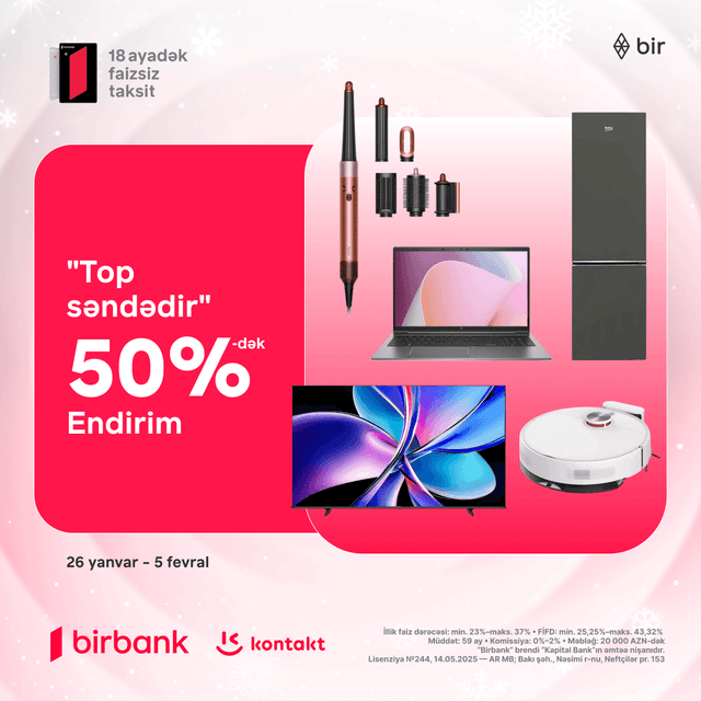 Kontakt Home-da "Top səndədir" kampaniyası!