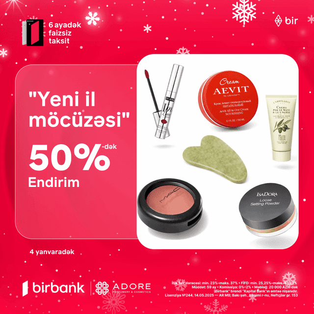 Adore mağazalarında Yeni ilin möcüzəvi sürprizləri başladı!