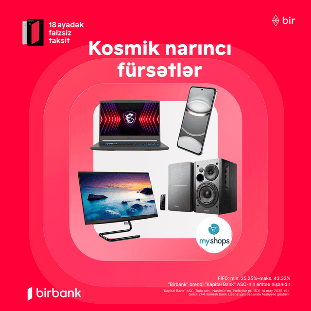 MyShops-da "Kosmik narıncı fürsətlər" kampaniyası başladı!