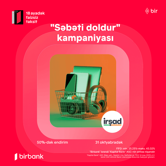 Alış-veriş səbətiniz bu dəfə tam dolacaq!