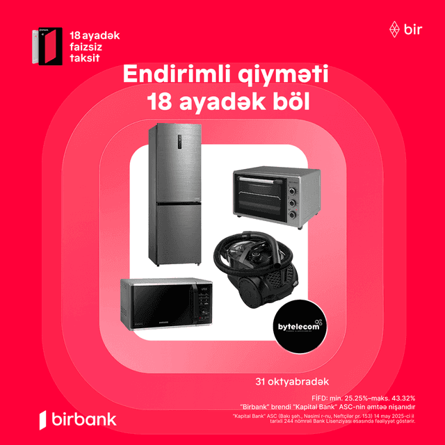 Bytelecom mağazasında "Endirim sədası" kampaniyası başladı!