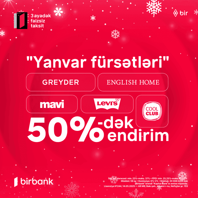 Setex Group mağazalar şəbəkəsində Yeni il endirimləri sizi gözləyir!