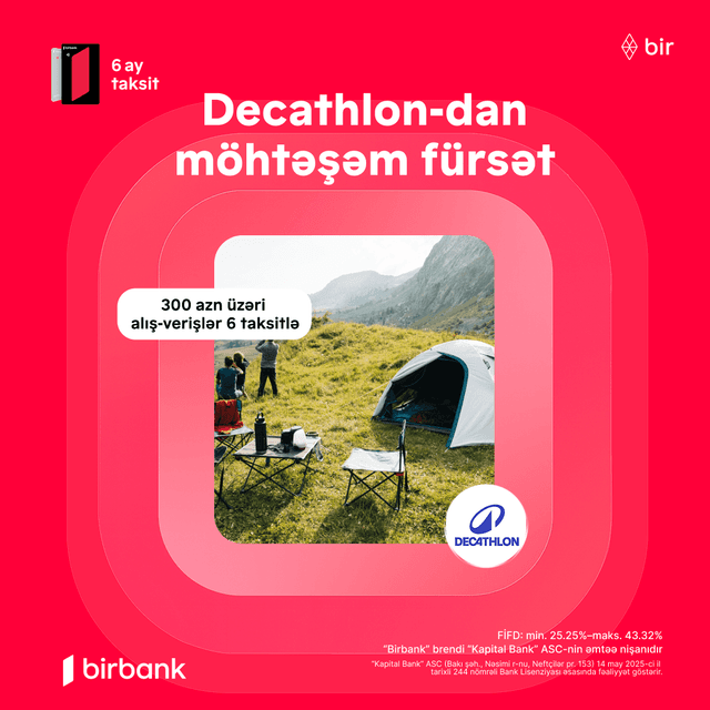 Decathlon-dan hərəkətli həyat tərzini sevənlərə özəl təkliflər!