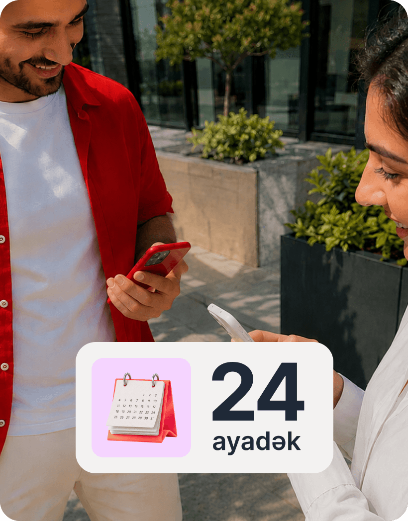 24 ayadək taksit imkanı