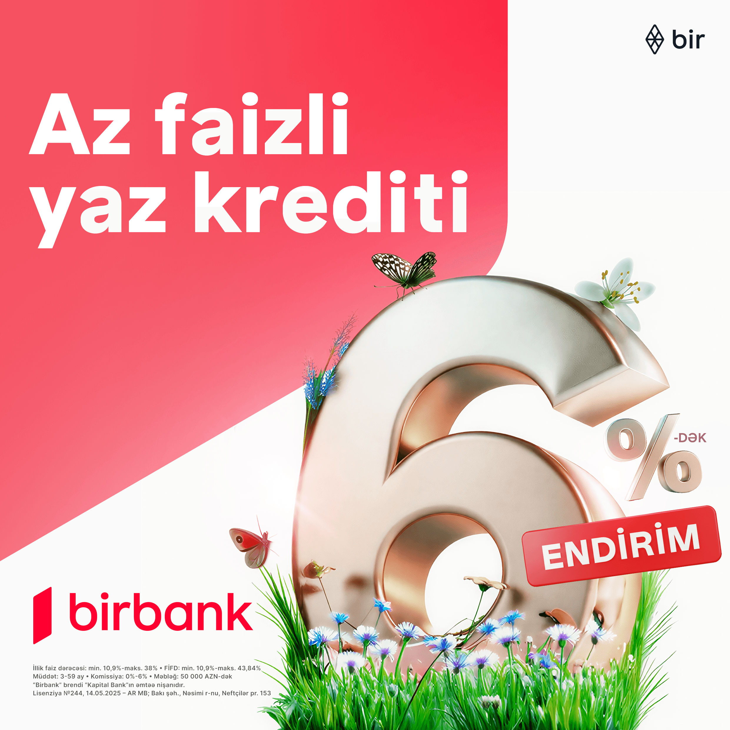Kapital Bank-dan Novruz fürsəti: nağd kreditlərə 6%-dək endirim