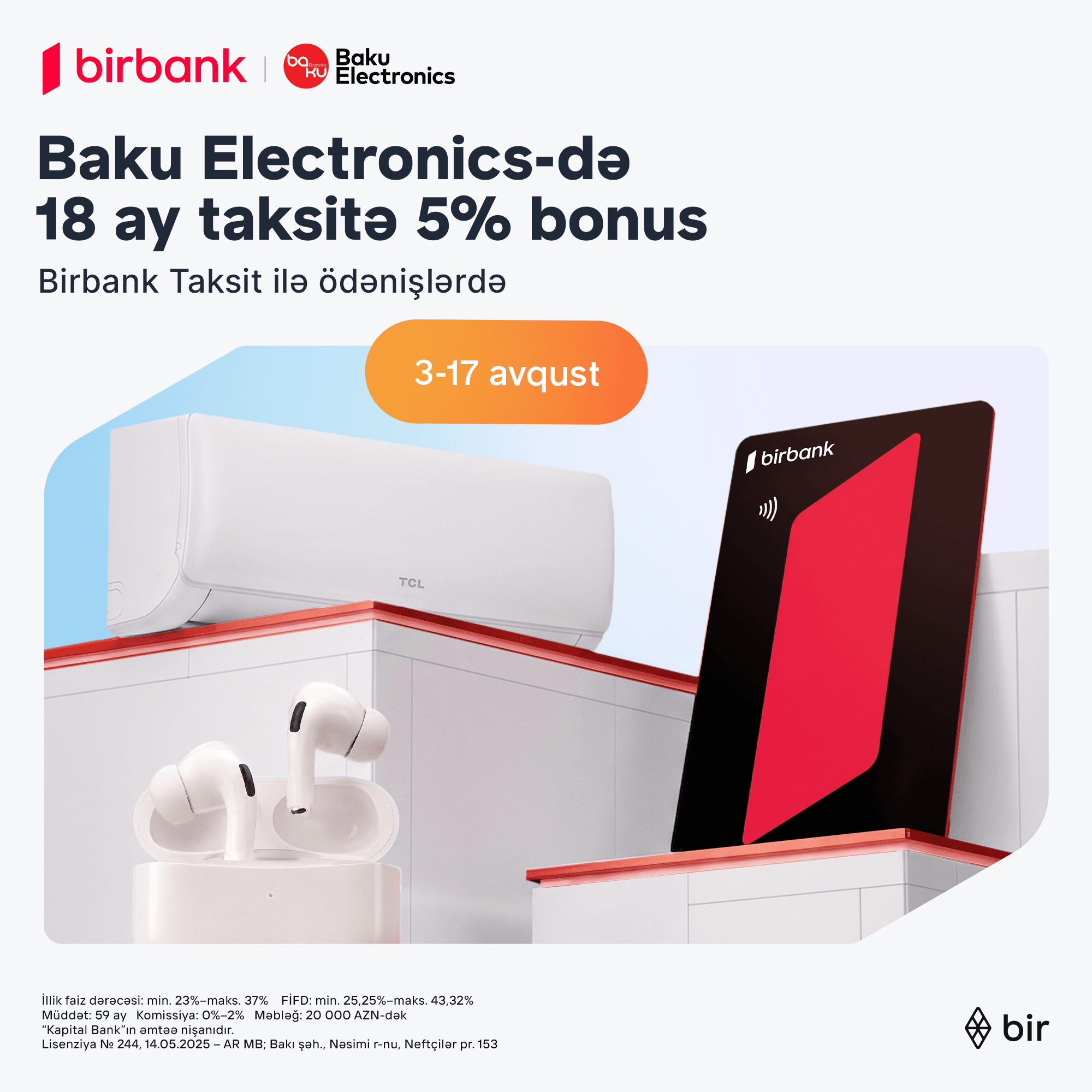 Baku Electronics-də 5% bonus fürsəti!