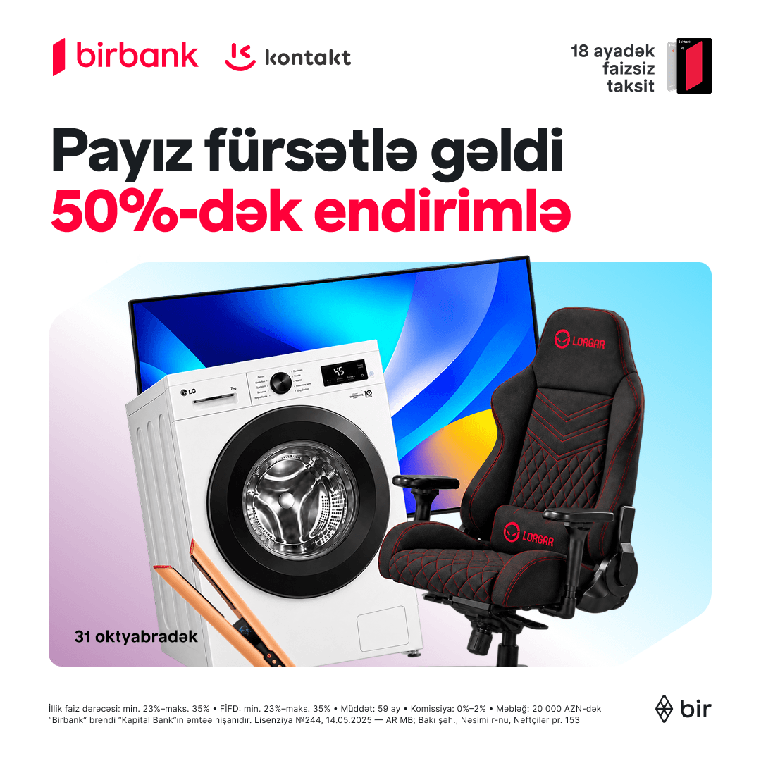Kontakt-da “Payız fürsətlə gəldi” kampaniyası başladı!
