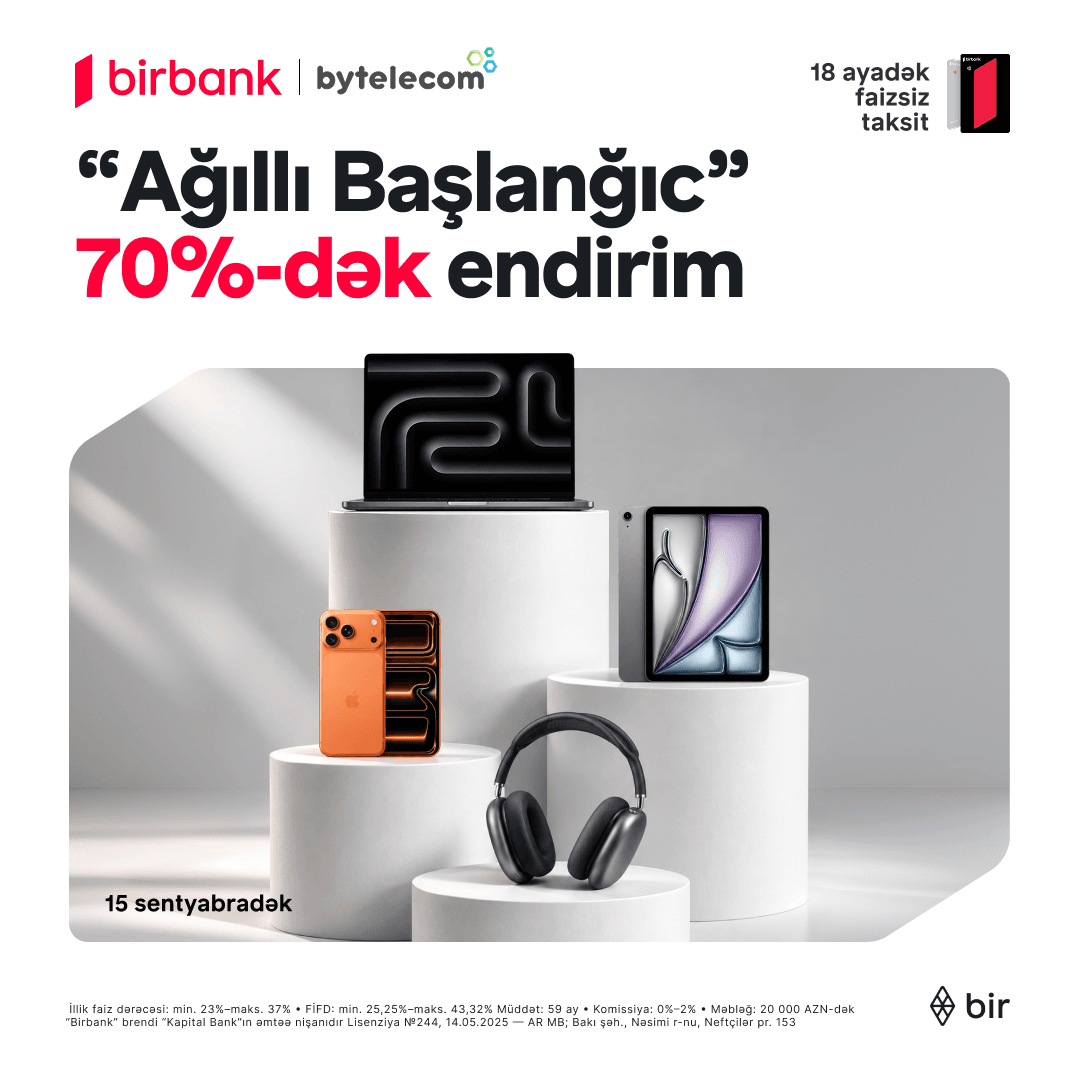 Bytelecom-da “Ağıllı Başlanğıc” kampaniyası başladı!