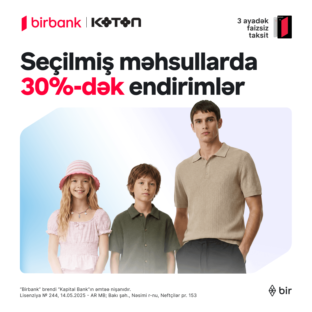 Yeni sezon seçimləri Koton-da daha sərfəli!