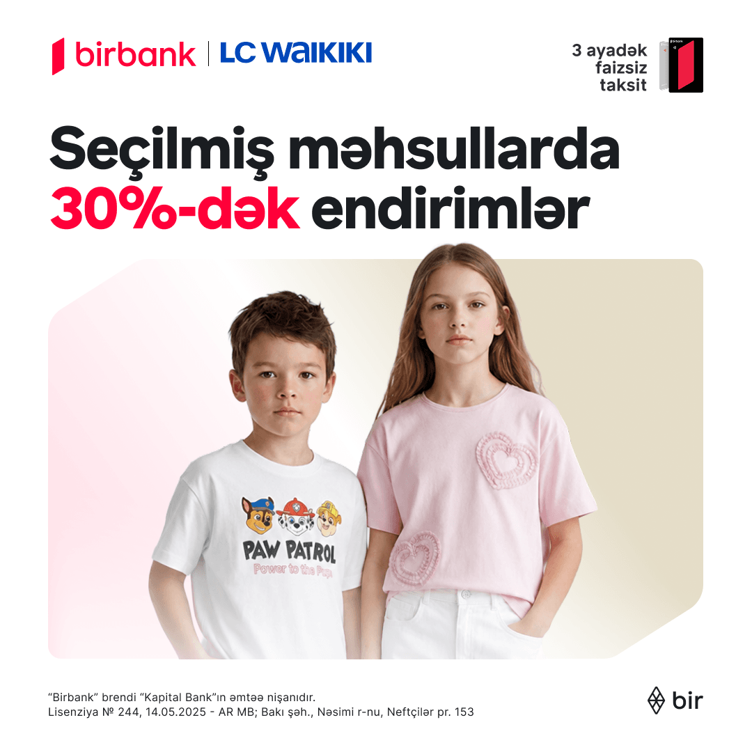 LC Waikiki-də yeni sezon endirimləri!