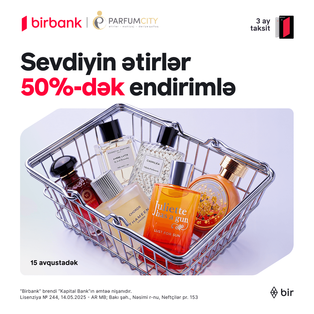 Parfum City-də ətirli fürsətlər səni gözləyir!