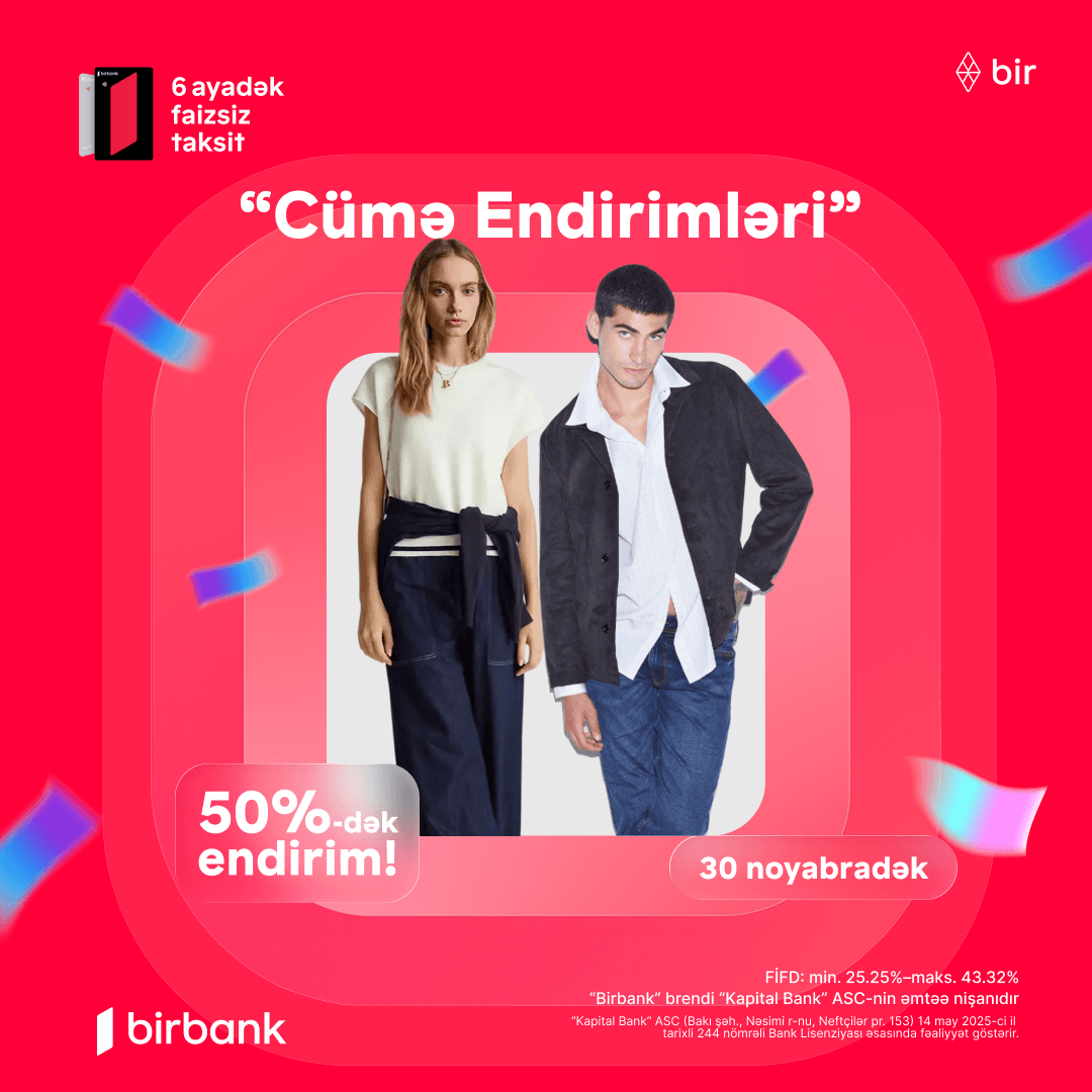 MyBrands mağazalar şəbəkəsində möhtəşəm "Möhtəşəm Cümə" endirimləri!