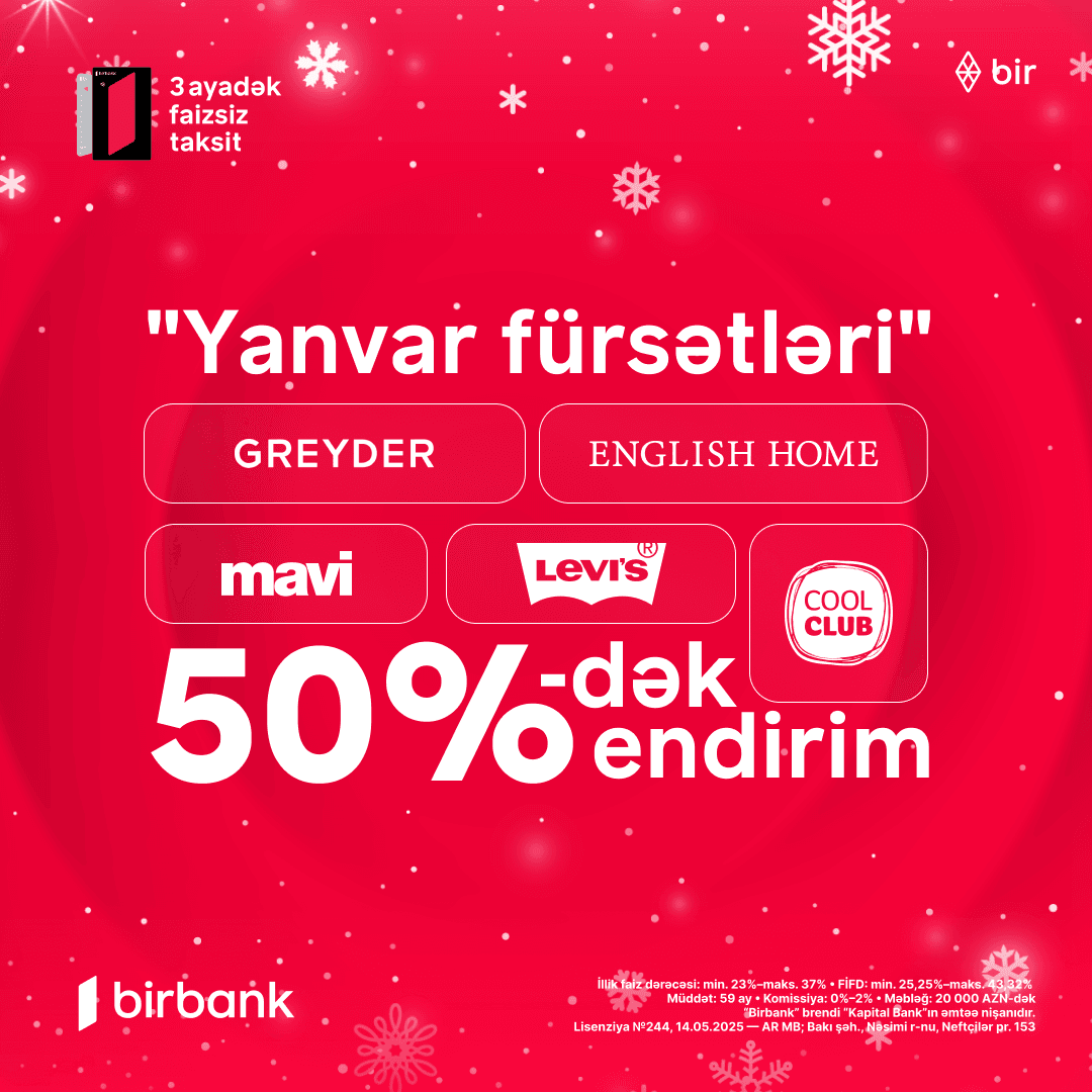 Setex Group mağazalar şəbəkəsində Yeni il endirimləri sizi gözləyir!