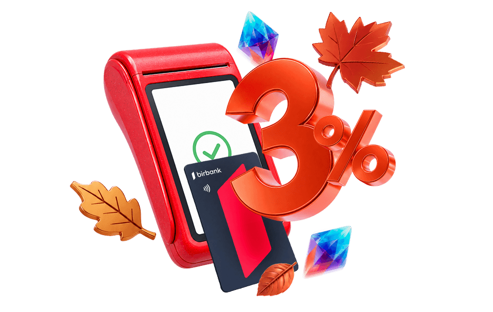Gündəlik xərclərindən 3% bonus qazan!