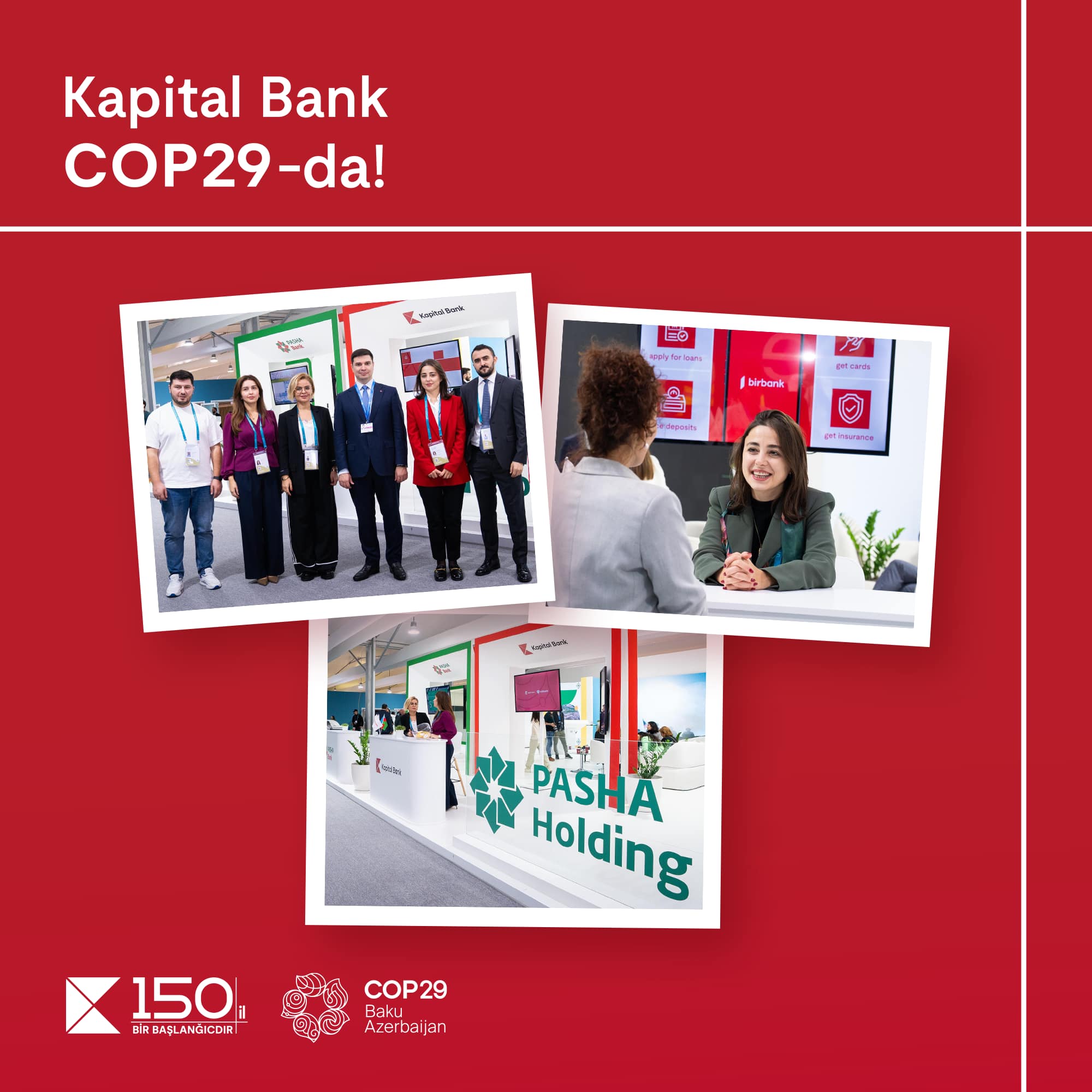 Kapital Bank continues its participation in COP29
