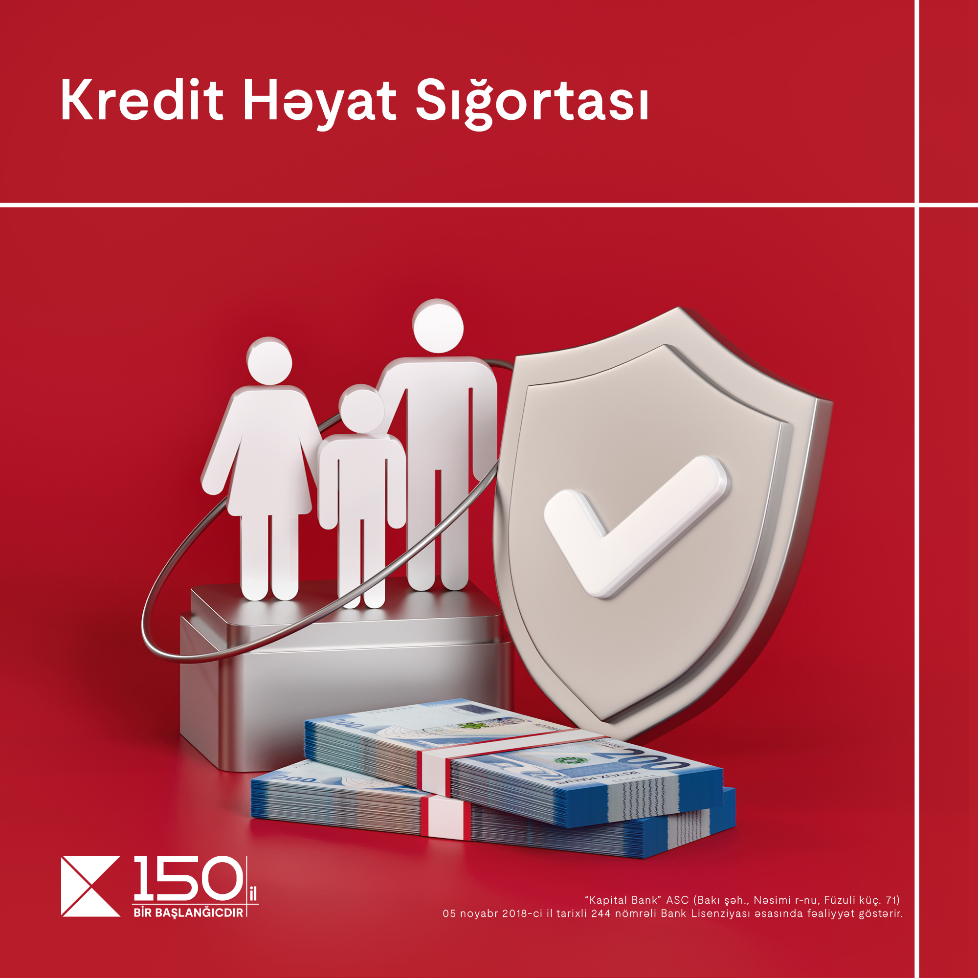 Kapital Bank offers life insurance for loan customers