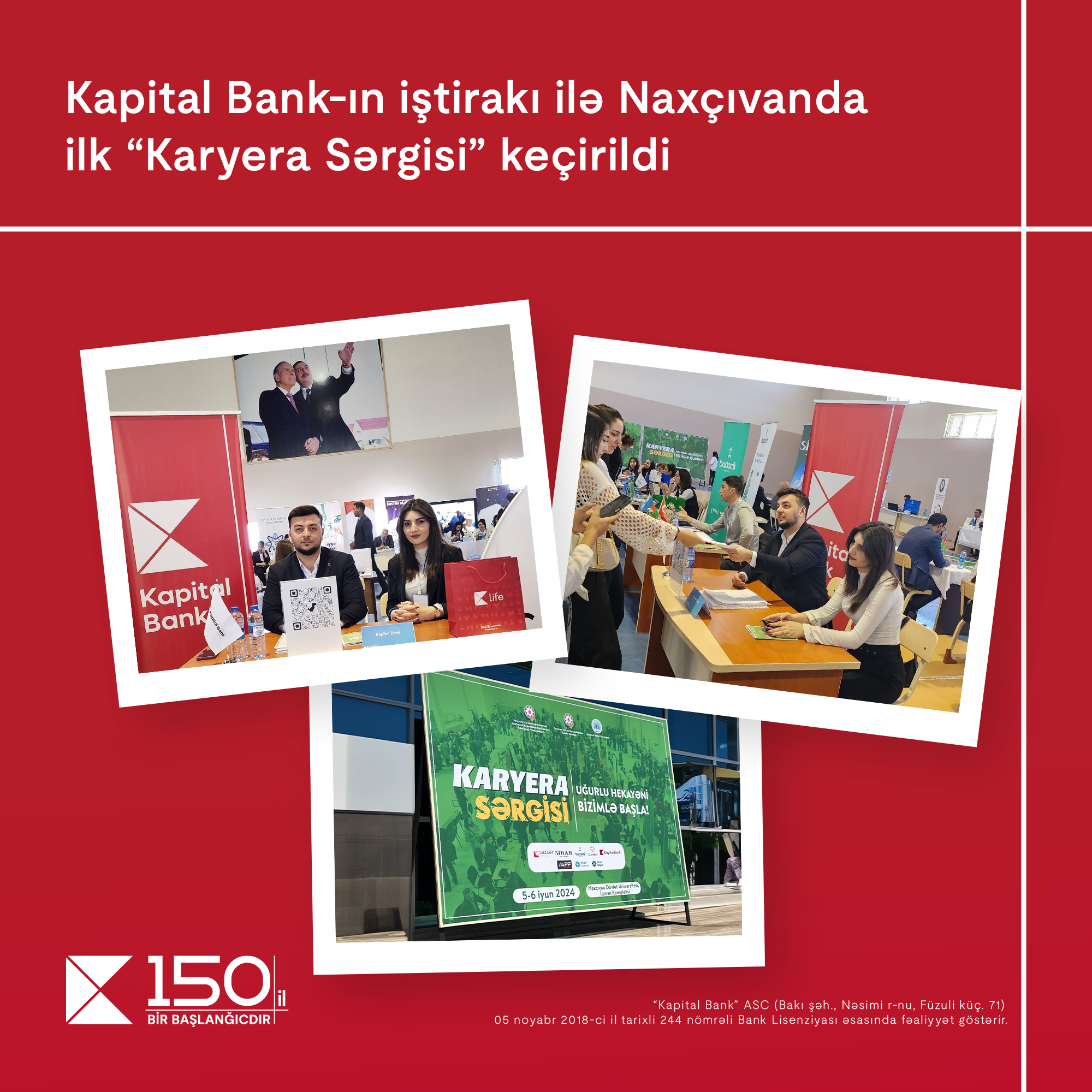 При участии Kapital Bank в Нахчыване прошла первая «Выставка карьеры»