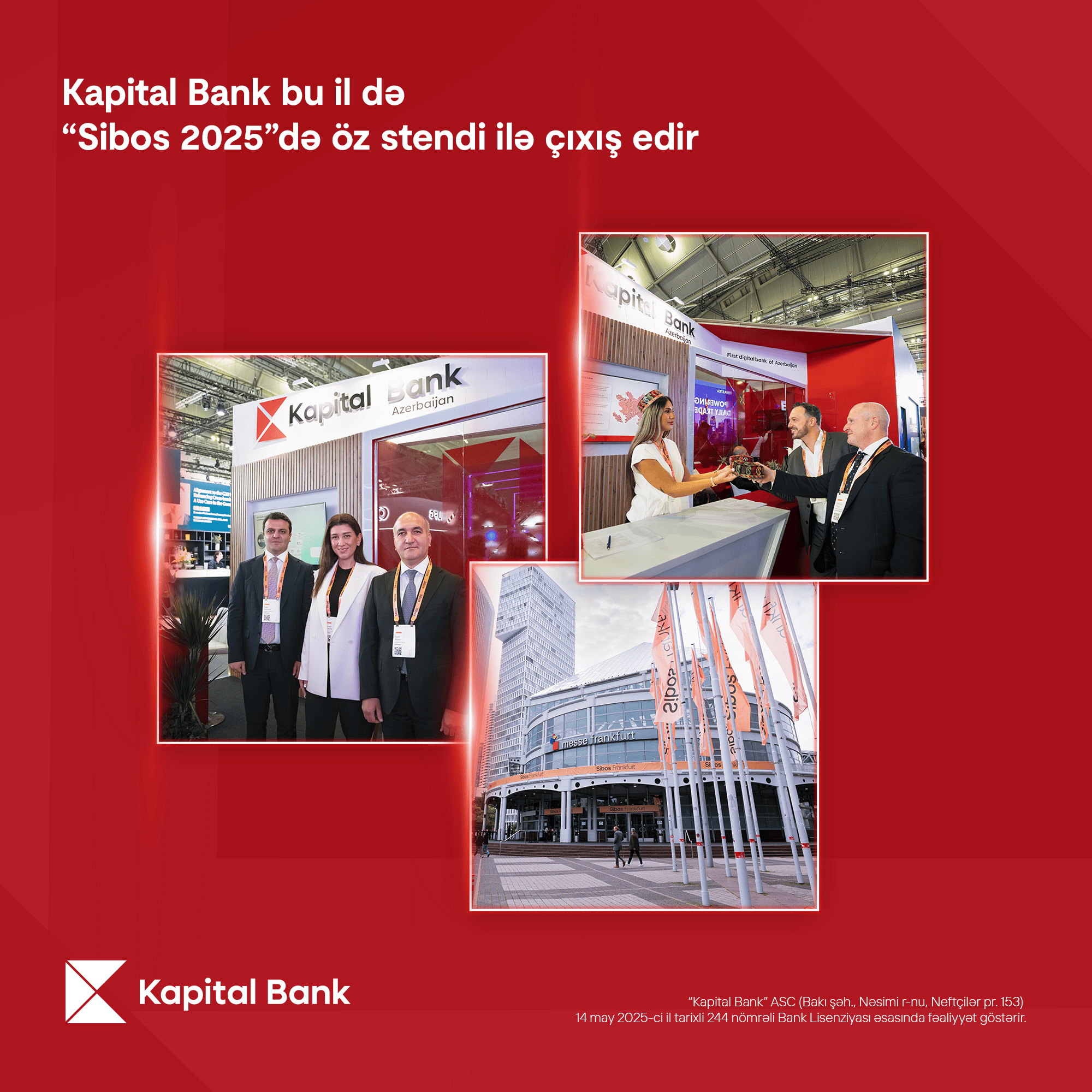 Kapital Bank is at Sibos 2025, kicking off high-level meetings with global banking leaders