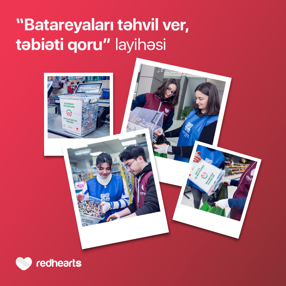 Red Hearts Foundation's environmental initiative continues: 100 kg of batteries collected